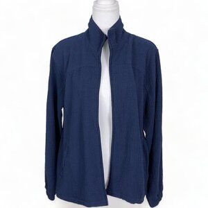 Orvis Textured Crinkle Front Zip Lightweight Jacket (M)